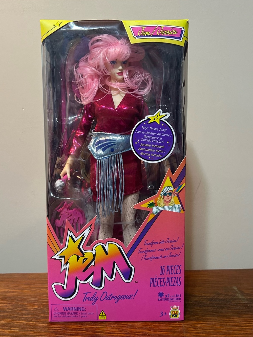 Jem & The Holograms 12" Fashion Doll 40th Anniversary The Loyal Subjects NEW